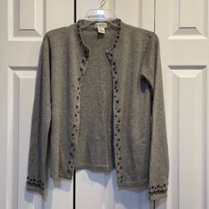 Deane & White 100% cashmere cardigan size small